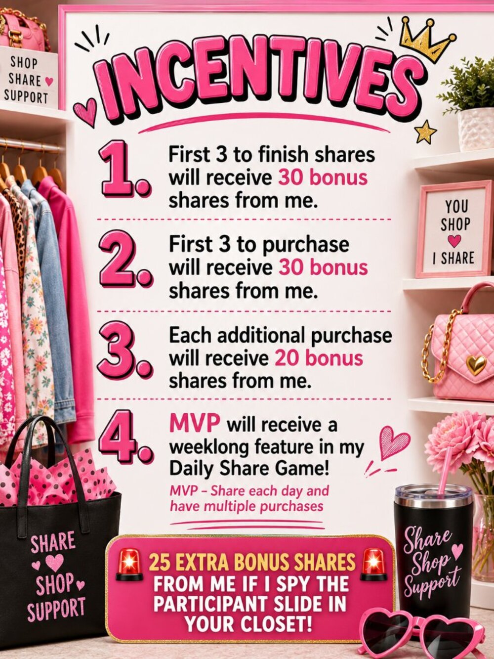 ALL BONUS SHARES COMPLETED THANK YOU ALL AGAIN! THIS EVENT IS OFFICIALLY CLOSED - Picture 5 of 5